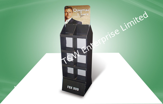 কেনা সিডি ডিভিডি এবং বইয়ের জন্য Foldable ট্রেড দেখান কার্ডবোর্ড ফ্রি স্ট্যান্ডিং ইউনিট online manufacture
