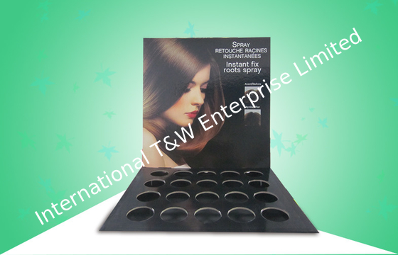 ভালো দাম Glossy CMKY Printing Cardboard Countertop Displays For Displaying Haircare Products অনলাইন