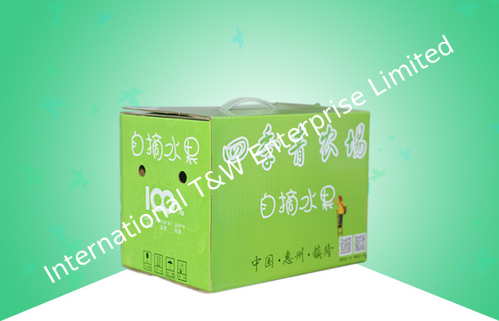 ভালো দাম Recyclable Enviromental Paper Packaging Boxes , Portable Fruit Corrugated Paper Box অনলাইন