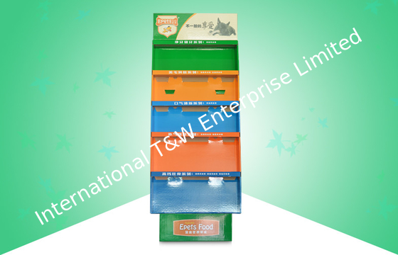 ভালো দাম Eye Catching Free Standing Cardboard Displays Selling Dog Foods , 4 colors CYMK Printing অনলাইন