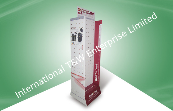 ভালো দাম স্থিতিস্থাপক কার্ডবোর্ড তল প্রদর্শনের Usb & হেডফোন জন্য হুক্স সঙ্গে দাঁড়িয়েছে অনলাইন