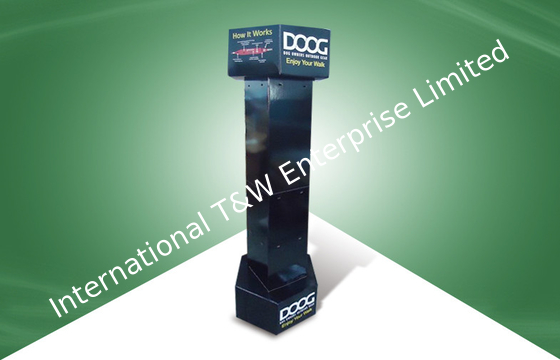 ভালো দাম কালো ছয় সাইড দেখান কার্ডবোর্ড হুক ডিসপ্লে UV লেপ 100% ইকো-বন্ধুত্বপূর্ণ অনলাইন