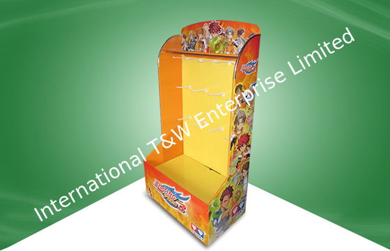 ভালো দাম Yellow Retail Desktop Pop Cardboard Display Stand For Kid ' S Game Products অনলাইন