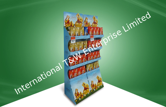 ভালো দাম Advertising Stack Up Pop Cardboard Display , Custom Cardboard Floor Displays For Chocolate অনলাইন