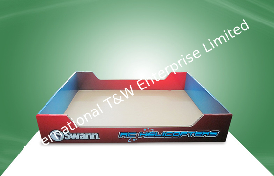 ভালো দাম Flexo Color PDQ Storage Tray Cardboard Food Trays With Matt / Glossy Oil অনলাইন