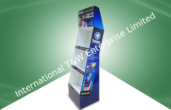 ভালো দাম Security Products POP Cardboard Display / Cardboard Floor Display With Three Shelf অনলাইন