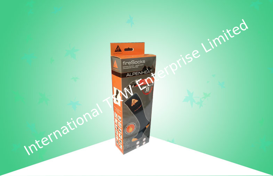 ভালো দাম 400gsm আর্ট - ফায়ার মোজা প্যাকিংয়ের জন্য কাগজ প্যাকেজিং বাক্সগুলির দৃc় সংক্ষিপ্ত নকশা অনলাইন