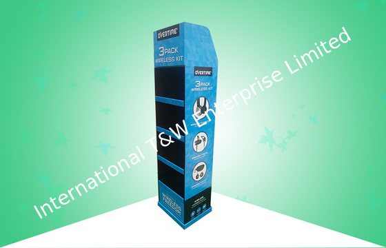 ভালো দাম স্ট্রং কার্ডবোর্ড পপ আপ ডিসপ্লে প্রচারের জন্য কাস্টম 4 শেল্ফ দাঁড়িয়েছে অনলাইন