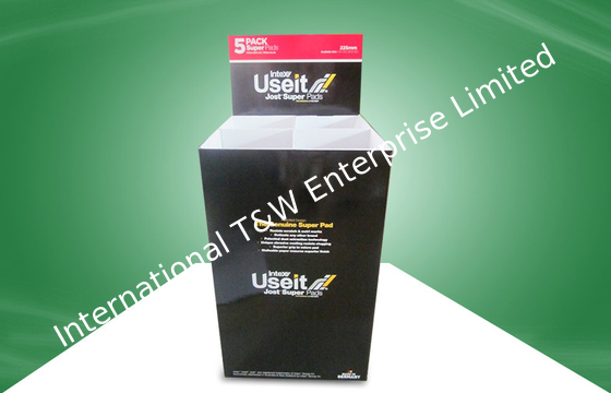 ভালো দাম Four Cell Recyclable Black Point Of Sale Cardboard Display Stands Eye Catching Design অনলাইন