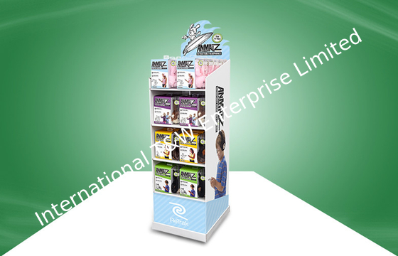 ভালো দাম Beautiful Four-shelf POS Cardboard Displays Glossy Lamination for Electronic Products অনলাইন