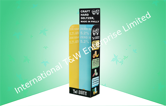 ভালো দাম বিয়ার / ড্রিঙ্কস পজ কার্ডবোর্ড ডিসপ্লে উচ্চ শক্তি সহজ সমাবেশ করে অনলাইন