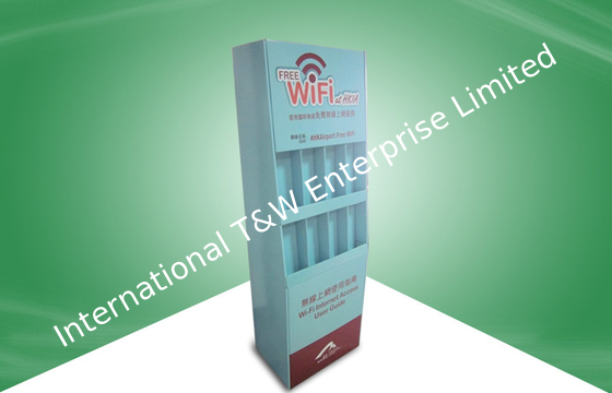 ভালো দাম Eight Cell Recyclable Stand Up Cardboard Display , Electronic Corrugated Floor Displays অনলাইন