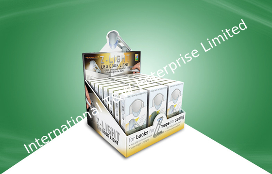 ভালো দাম Book Light Black Cardboard Countertop Displays With Dividers Recyclable OEM ODM অনলাইন