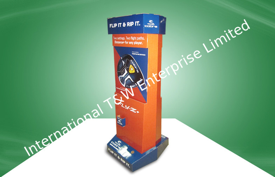ভালো দাম Lanimation Golf Pole Corrugated Cardboard Display Stands With Eye - catching Design অনলাইন