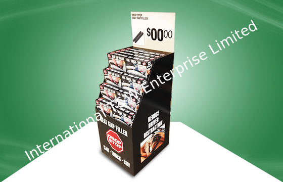 ভালো দাম Seat Gap Filler Black Corrugated Cardboard Bins 4 Colors Offset Printing For Retail Store অনলাইন