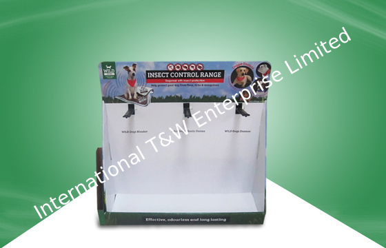 ভালো দাম Customized Cardboard Countertop Displays With Hooks To Hang Pet Products অনলাইন