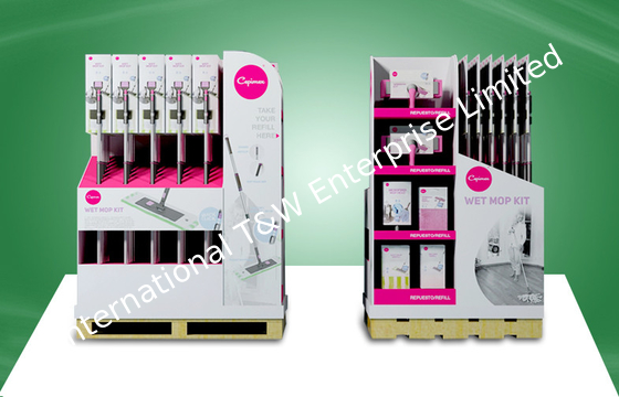 Four side show POP Cardboard Countertop Displays For Home Products