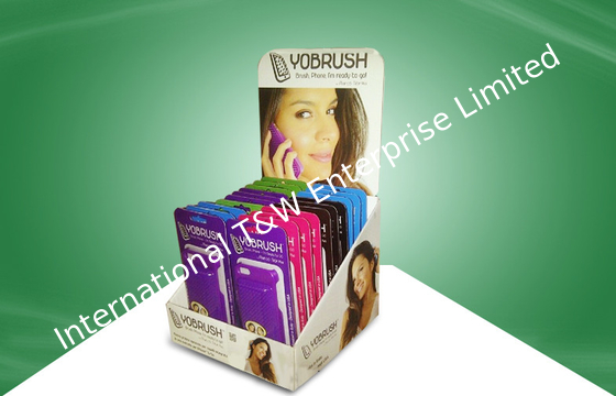 ভালো দাম Custom Mobile Case Cardboard Countertop Display With 4 Colors Environmental Offset Printing অনলাইন